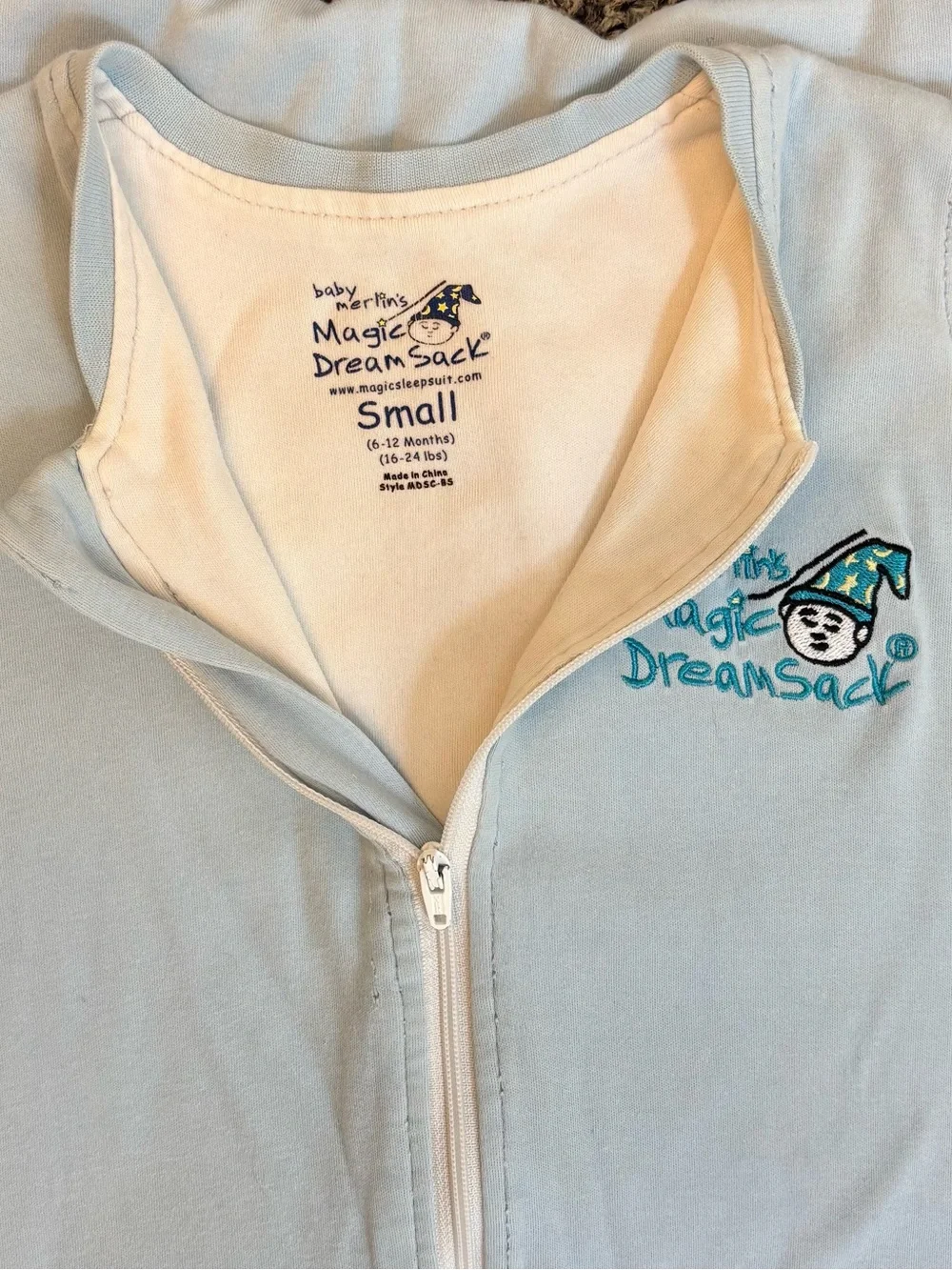 Magic Merlin Baby Sleep Sack with 2 way zip 6-12mo